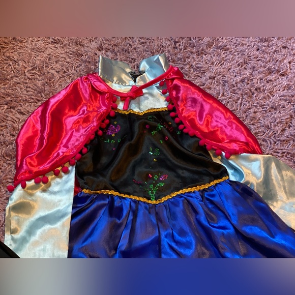 Frozen Anna dress and shawl 8-10 L - Picture 3 of 16